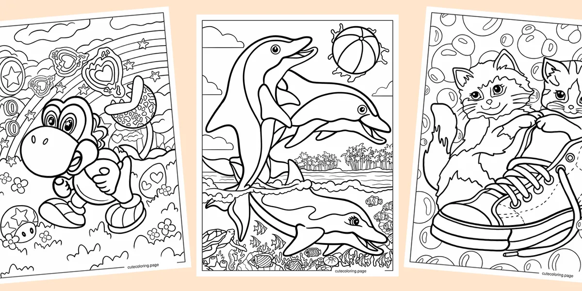 Lisa frank coloring pages