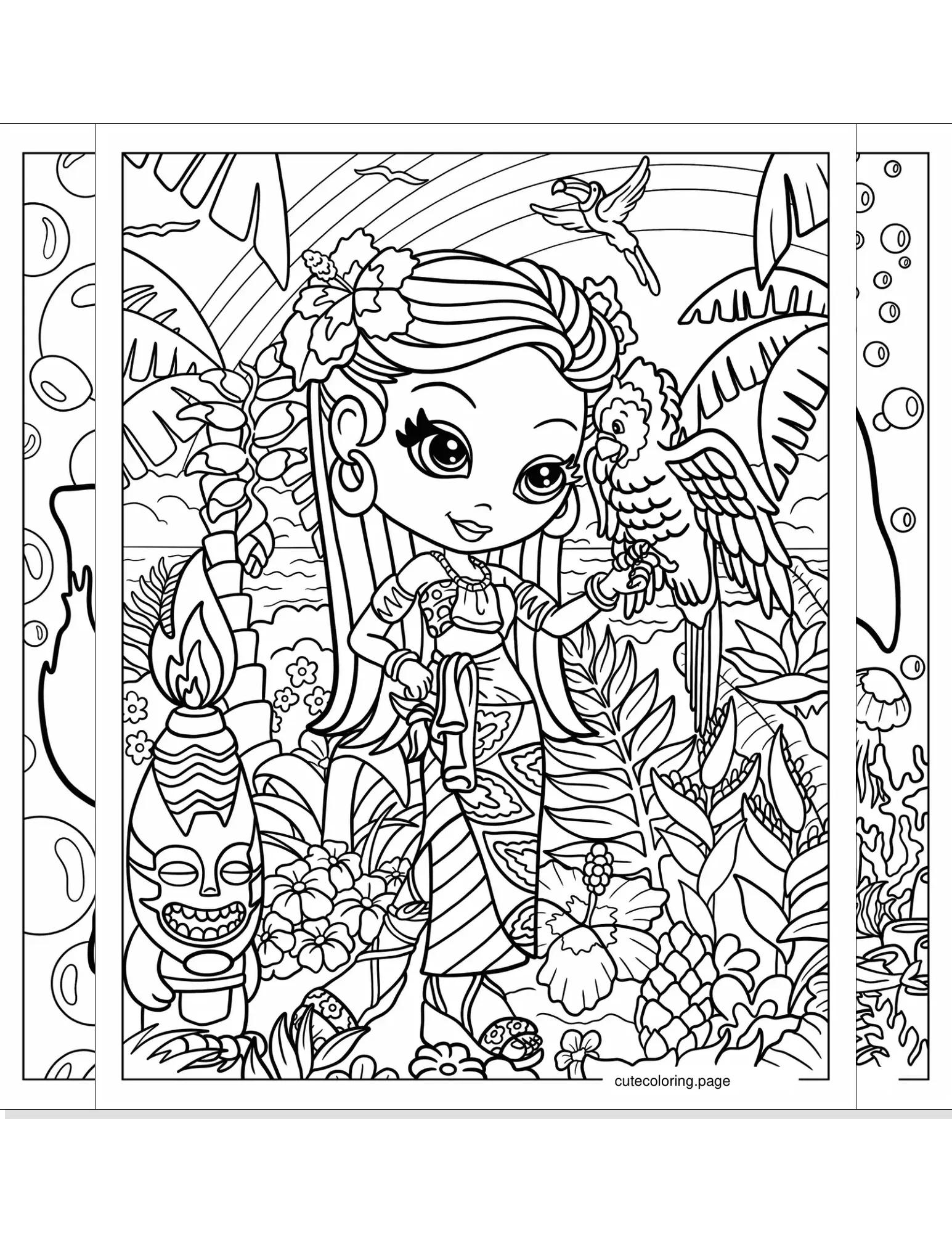 lisa frank coloring pages coloring page