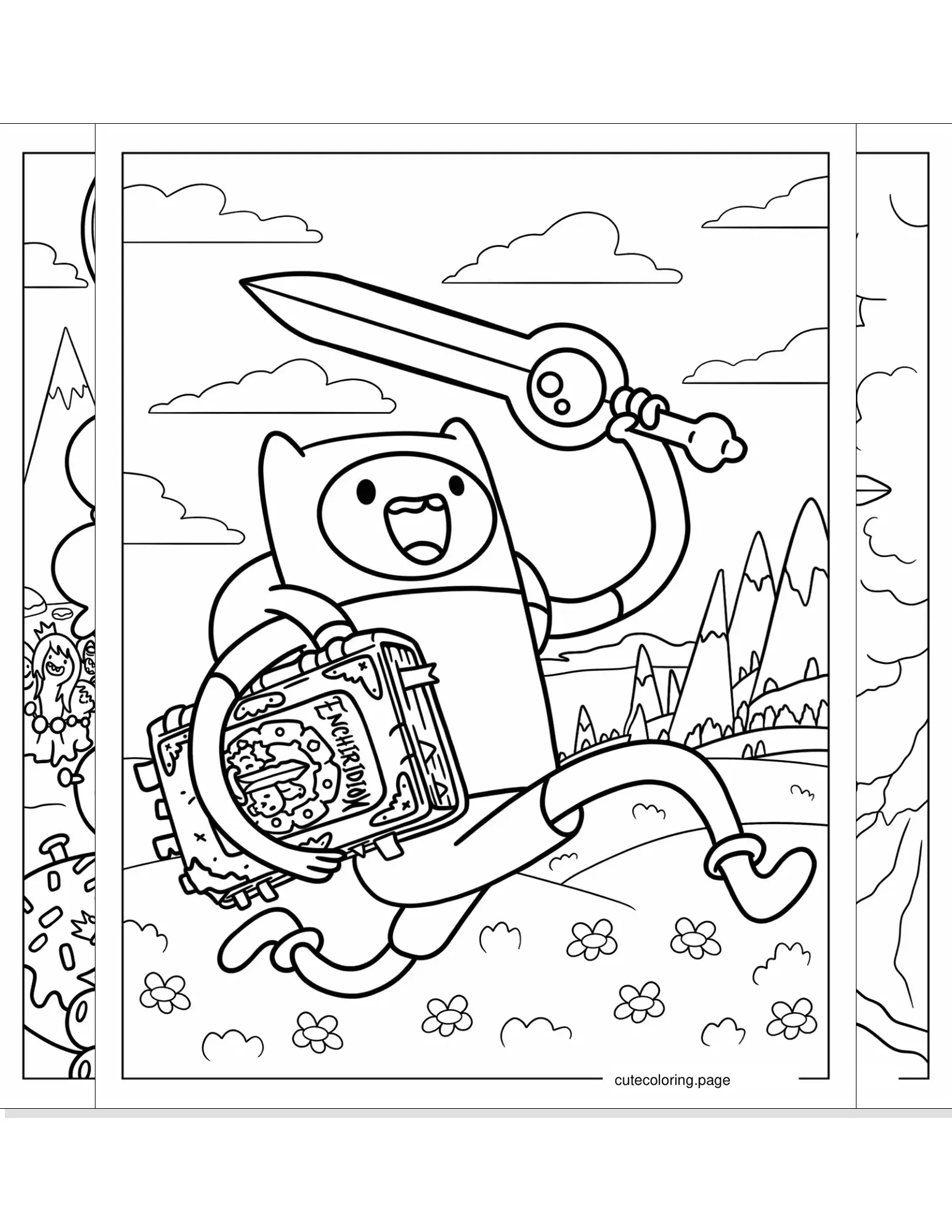 adventure time coloring pages coloring page