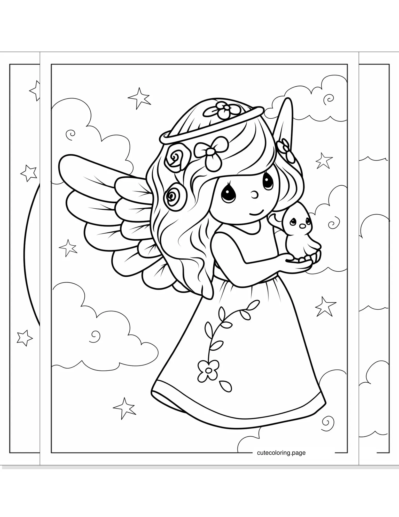 angel coloring pages coloring page