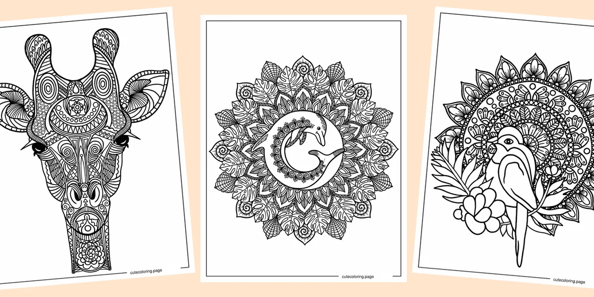 animal-mandala-coloring-pages