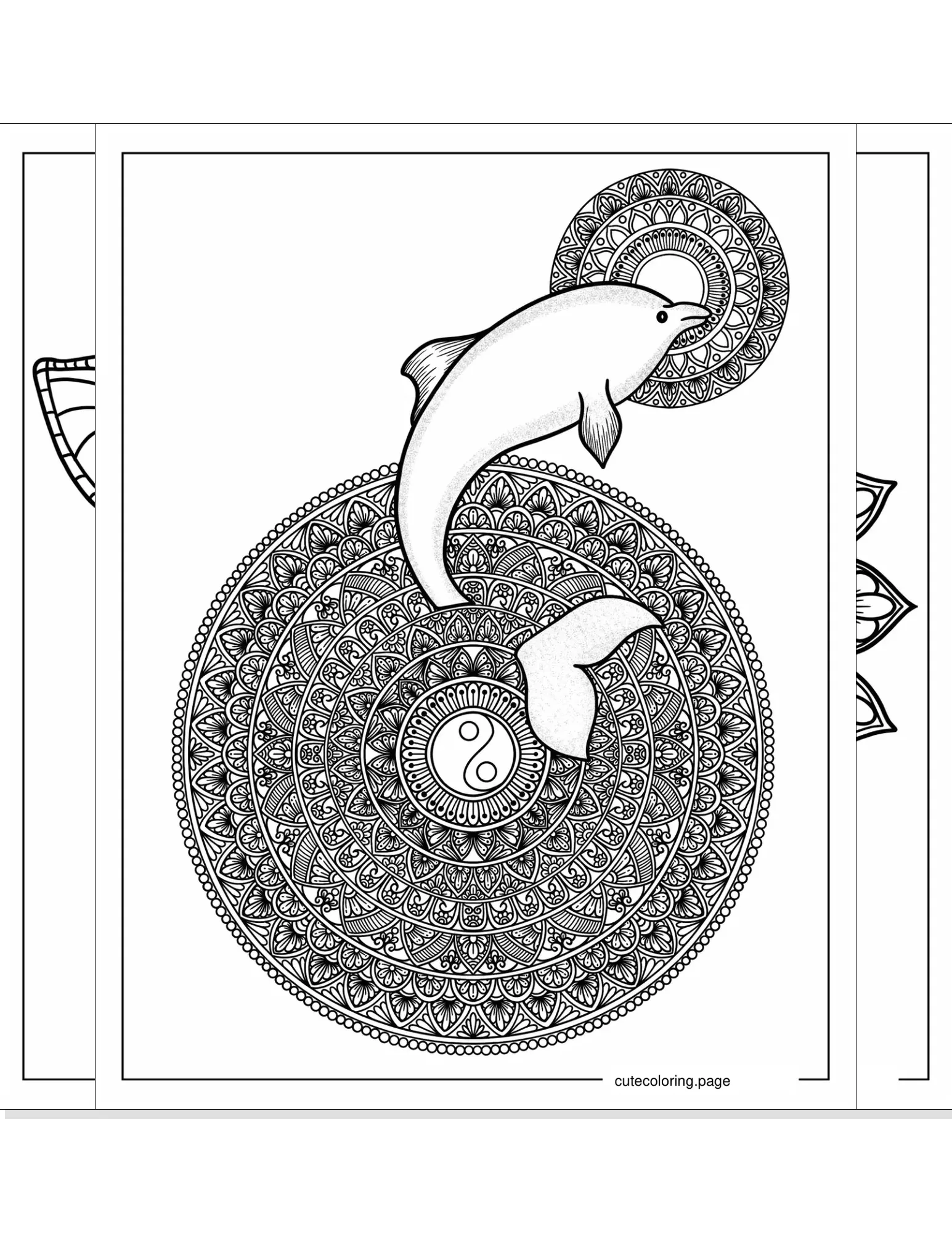 animal mandala coloring pages coloring page