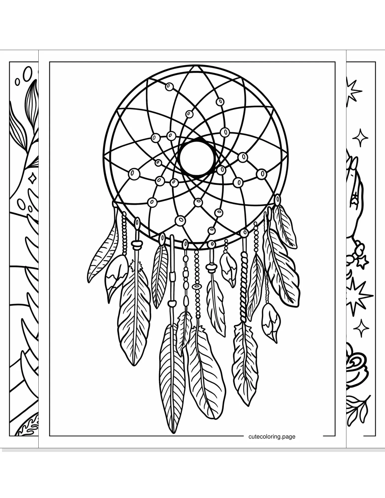 boho coloring pages coloring page