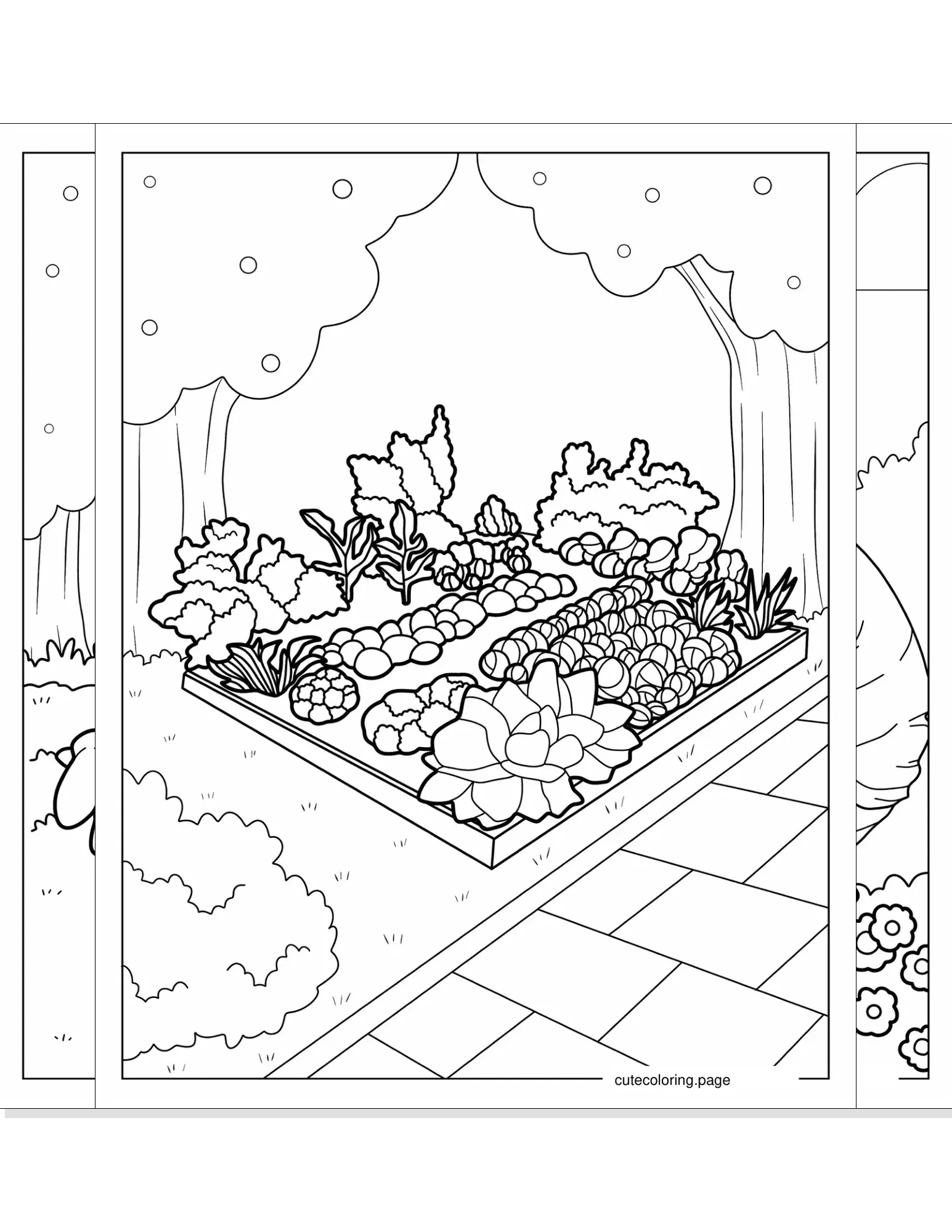 garden coloring pages coloring page