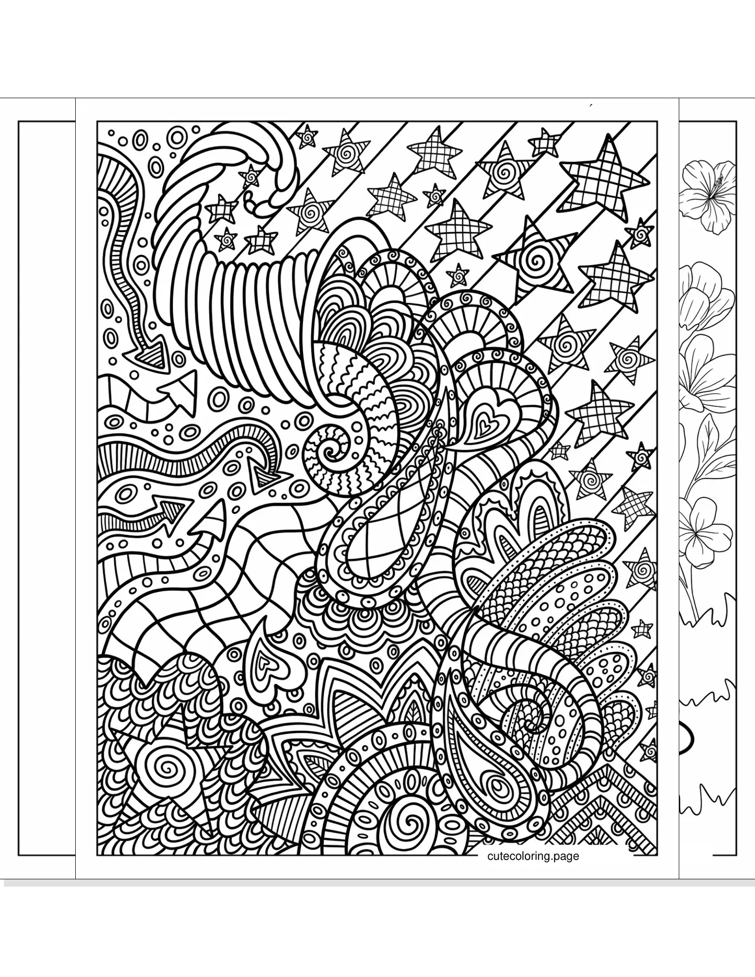 hippie coloring pages coloring page