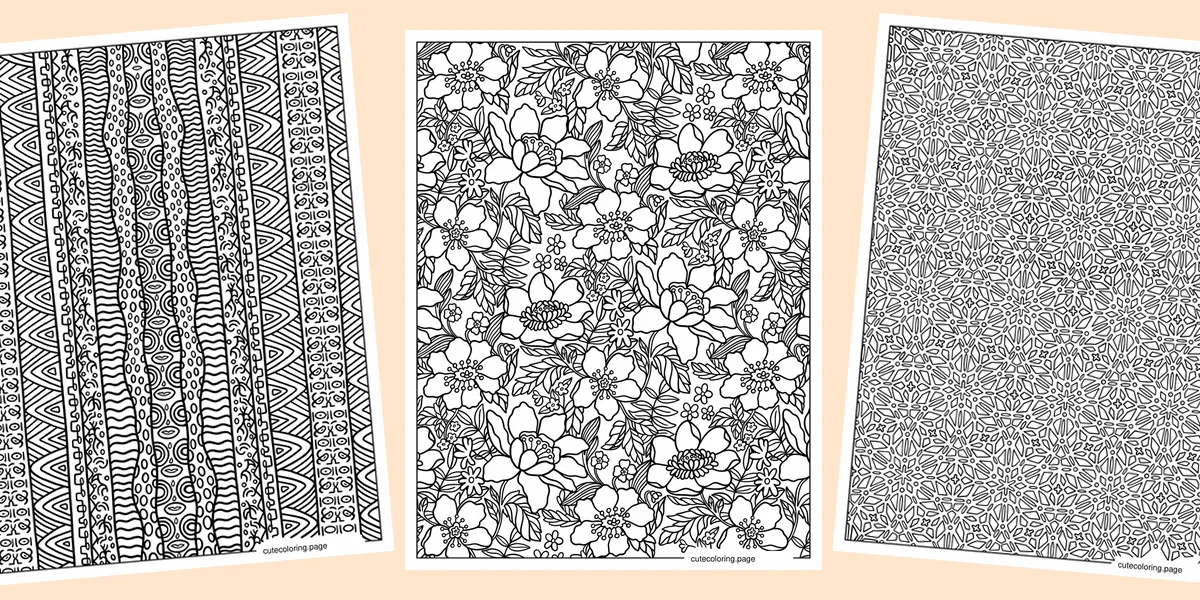 pattern-coloring-pages