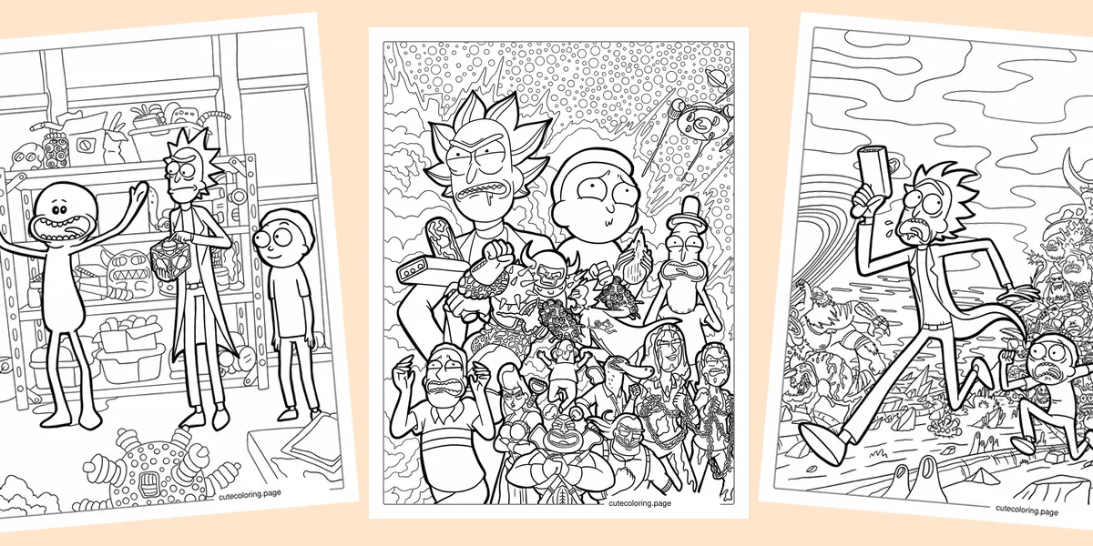 rick-and-morty-coloring-pages