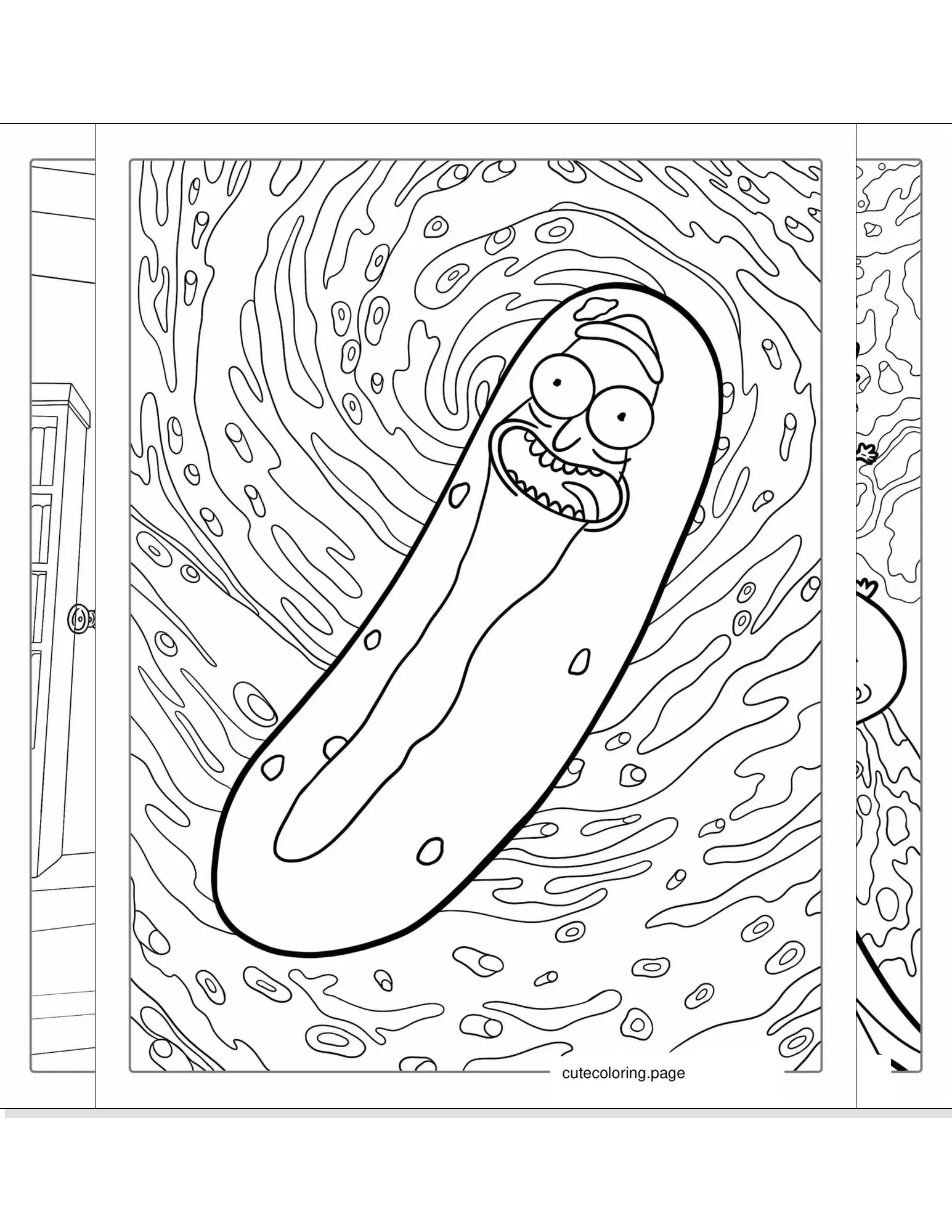 rick and morty coloring pages coloring page