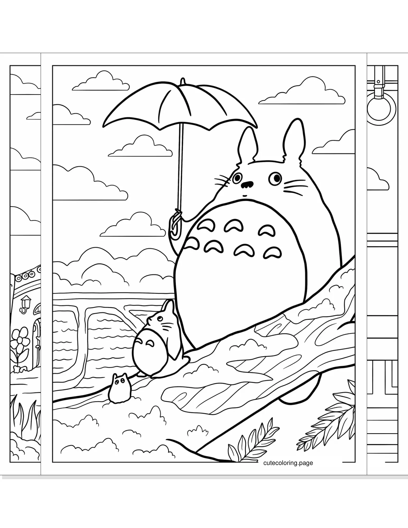 studio ghibli coloring pages coloring page