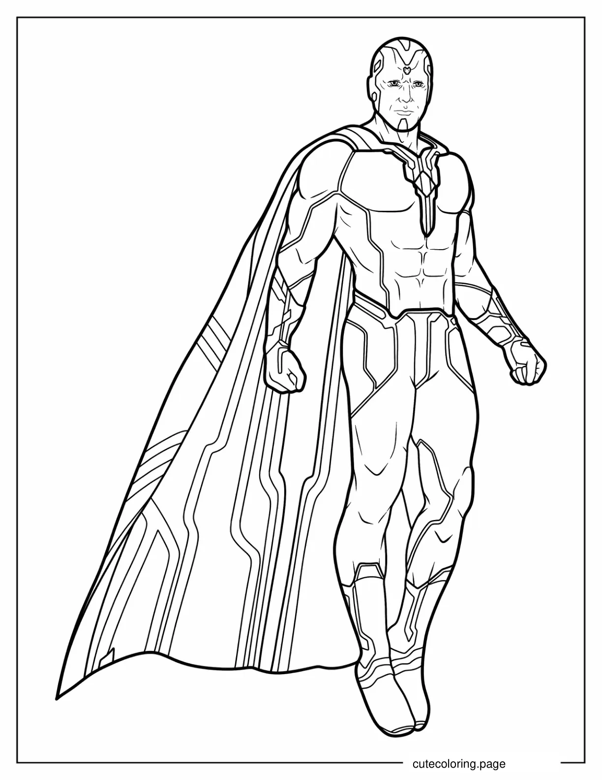 Detailed Vision Coloring Sheet coloring page