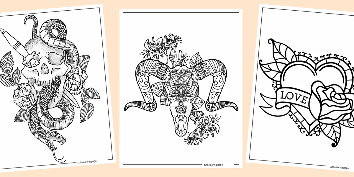 tattoo-coloring-pages